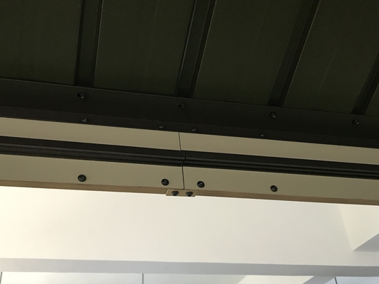 Pergola metallica da esterno in acciaio galvanizzato a doppio capo 3X3.65X2.85M per forniture da giardino