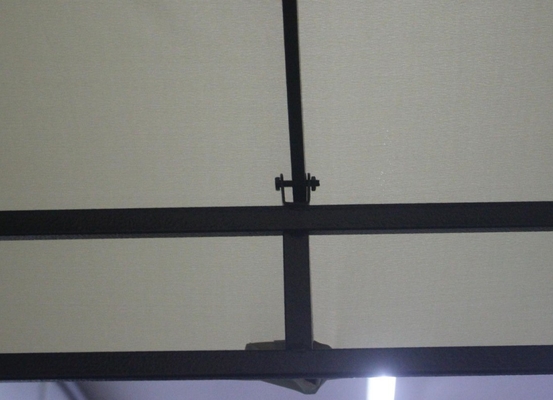 3x3x2.7M Gazebo esterno in acciaio a doppio tetto per patio Canopy Party Santuario all'aperto