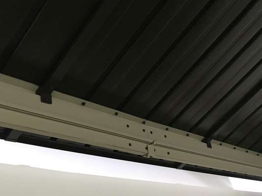 3X3X2.75M Pergola in metallo Gazebo esterno per utensili da giardino con ponte pergola