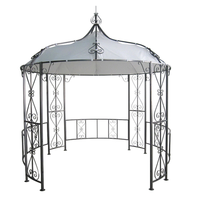 Materiale di tessuto in poliestere 3*2.9M Modello a cielo aperto Spire Gazebo ad alta energia per giardino