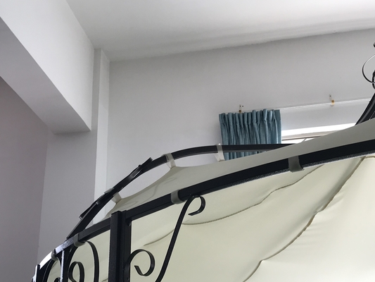 Materiale di tessuto in poliestere 3*2.9M Modello a cielo aperto Spire Gazebo ad alta energia per giardino