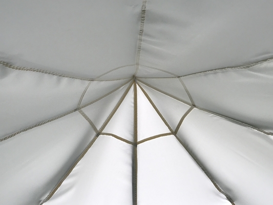 Materiale di tessuto in poliestere 3*2.9M Modello a cielo aperto Spire Gazebo ad alta energia per giardino