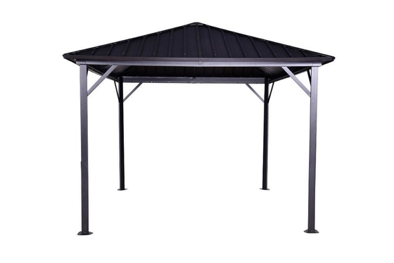 Gazebo di piastra di ferro robusto da 3*3*2,75m per il ponte di Pergolas