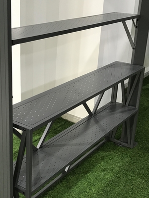 Gazebo a doppia copertura in policarbonato 2.35X1.7X2.45M per ponte pergolare esterno