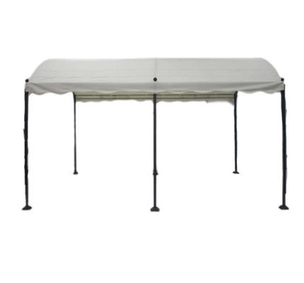 PVC 3x4x2.75M Ferro curvo Gazebo esterno Archi Arboretti Pergole Ponte per giardino