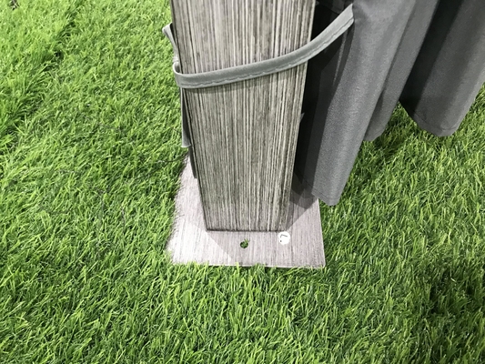 Tenda di gazebo in alluminio con pareti laterali in poliestere 3X3X2.57M per protezione impermeabile