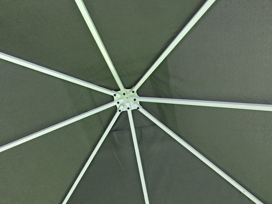 Tenda di gazebo in alluminio con pareti laterali in poliestere 3X3X2.57M per protezione impermeabile