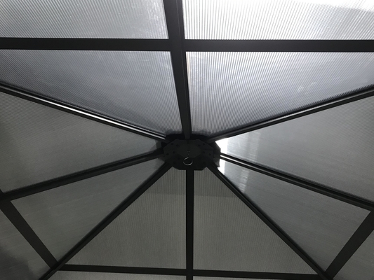 Acqua resistente portatile Alu. Gazebo Tenda PC Board Outdoor Gazebo Canopy Shelter 3X3X2.6M