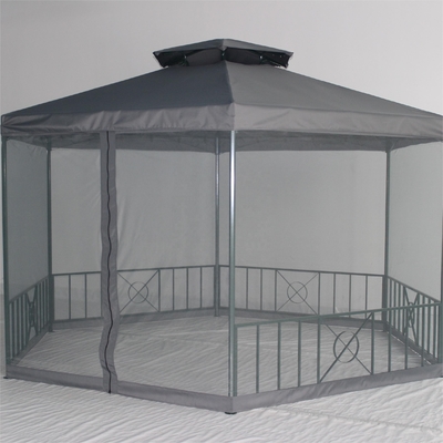 Canopy giardino all'aperto impermeabile Pergola con colori personalizzati Roof doppio esagonale