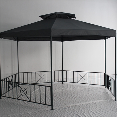 Canopy giardino all'aperto impermeabile Pergola con colori personalizzati Roof doppio esagonale