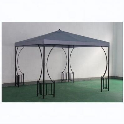 Cornice in acciaio Rivestimento in polvere Archi Canopy giardino Pergola tenda schermo per spazi esterni