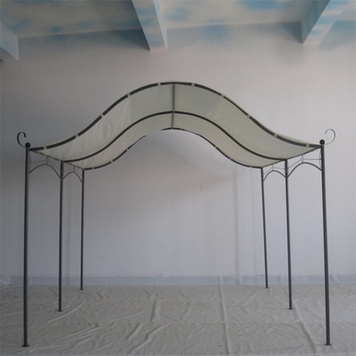 Elegante tenda pergola con canopy giardino all'aperto con stile moderno e legno di abete