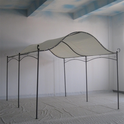 Elegante tenda pergola con canopy giardino all'aperto con stile moderno e legno di abete