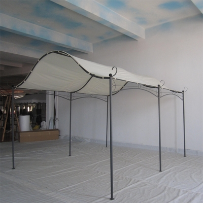 Elegante tenda pergola con canopy giardino all'aperto con stile moderno e legno di abete
