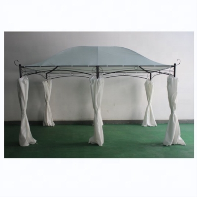 Metallo e abete di cicerone Canopy giardino tenda pergola schermo con cornice resistente alla ruggine