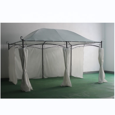 Metallo e abete di cicerone Canopy giardino tenda pergola schermo con cornice resistente alla ruggine