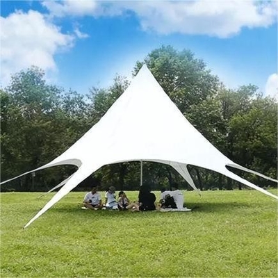 Tenda di stelle esterna su misura rivestita in polvere per ombra di spiaggia Canopy del padiglione dei cieli