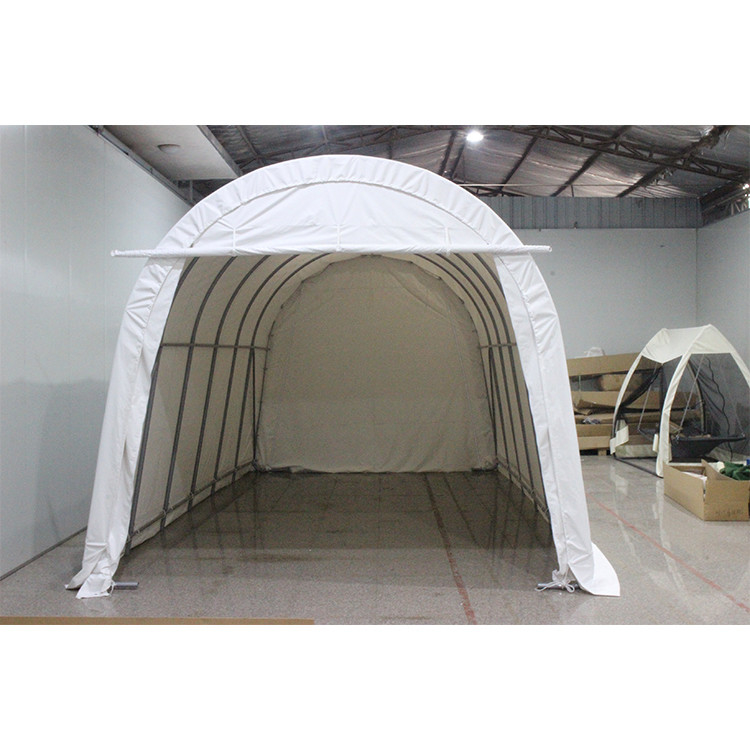 Porte laterali rimovibili 400*730*330cm Carport per cortile e campeggio