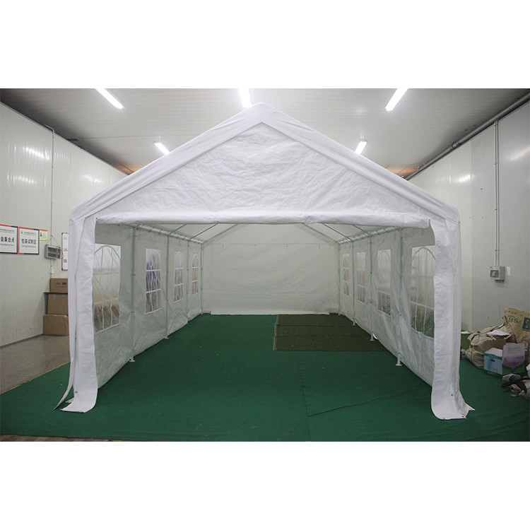 Natura Legno trattato a pressione Tipo esterno 400*800cm Tende di allungamento Marco metallico Marquette