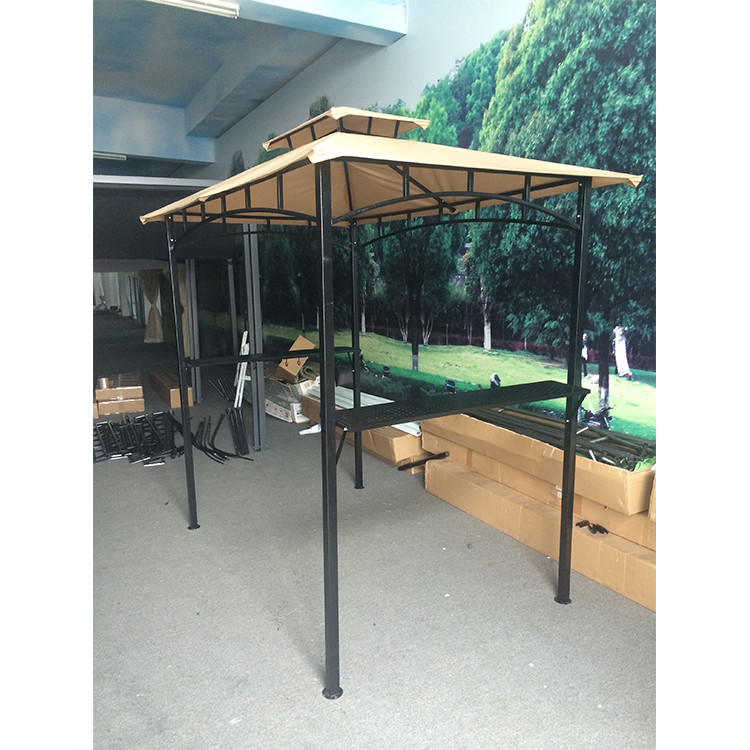 Materiale di poliestere 2.5*1.3*2.5M Tenda a baldacchino per barbecue Grill Gazebo