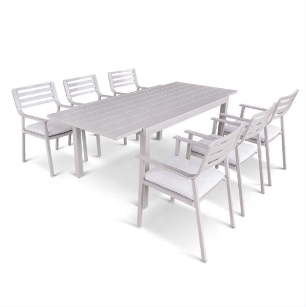 Divano in rattan in alluminio ripiegato in stile moderno per l' esterno