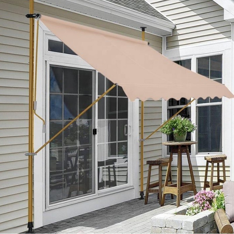 Telaio in lega di alluminio retrattile per balcone 3*1,2m Tessuto in poliestere impermeabile