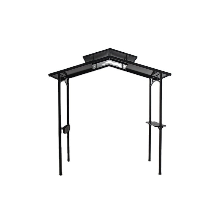 Hard Top BBQ PC Board Grill Gazebo Cornice metallica per giardino esterno Parco patio Barbecue