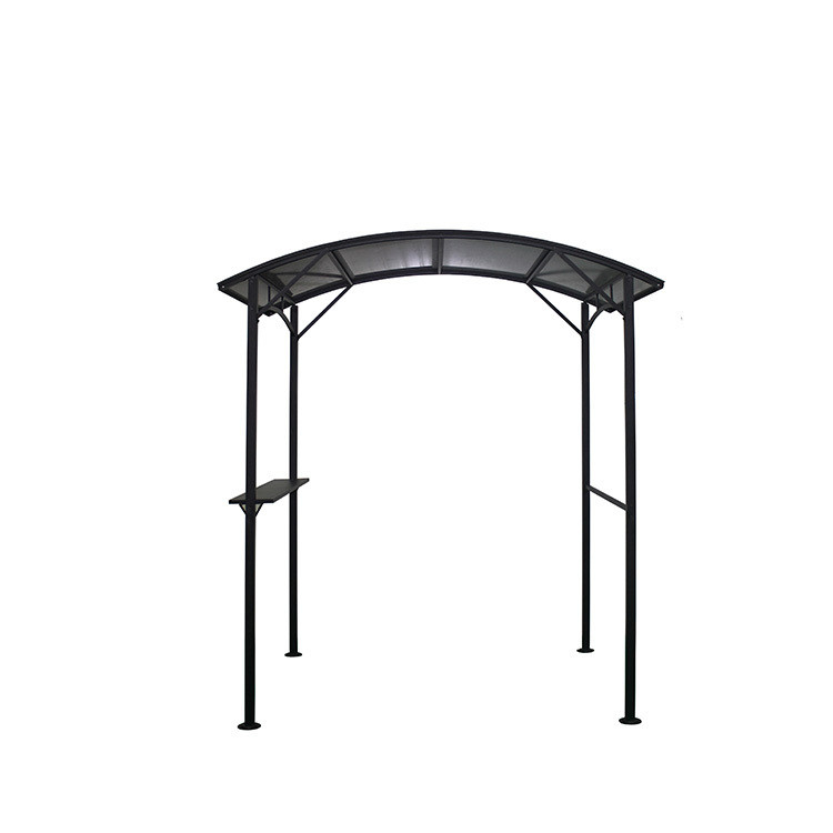 Hardtop BBQ Gazebo Padiglione esterno Tenda padiglione a quattro angoli con hardtop