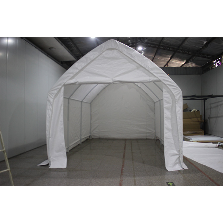 Garage esterno a prova d'acqua pieghevole mobile Canopy magazzino portabile Carport a telaio metallico