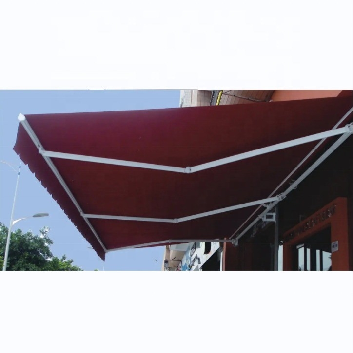 Avvolgimento retrattile per ombra solare 3,5*2,5 m Canopy manuale esterno di tipo completamente aperto N.W 9