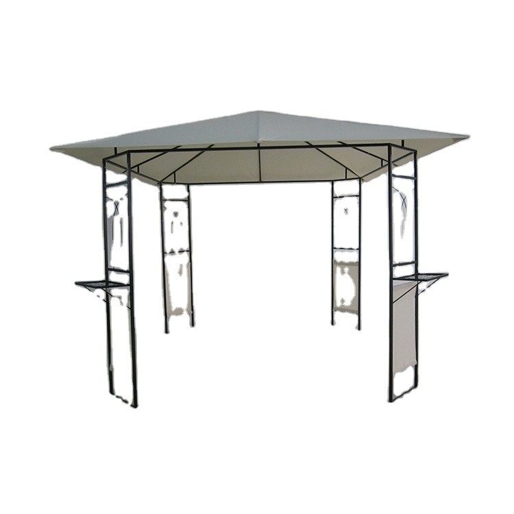 Double Roof Gazebo Outdoor Canopy Shelter con design personalizzabile e finitura rivestita in PVC