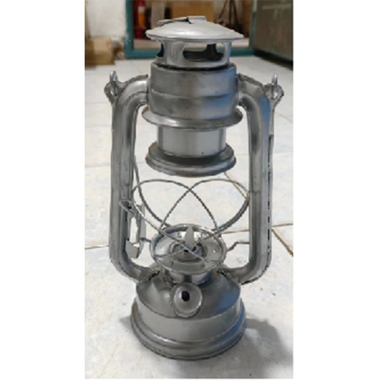 Sliver Metal Type Vintage Glass Decor Camping Hanging Light Lampade ad olio di cherosene di grande capacità
