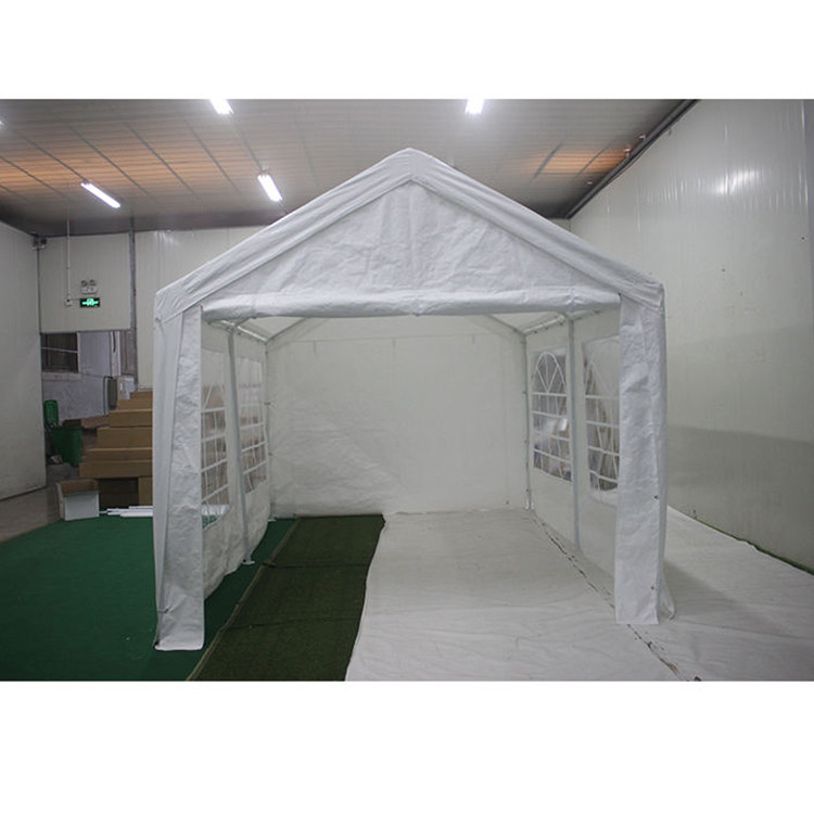 Parco all'aperto PE Carport 3X6M con copertura superiore impermeabile e UV resistente