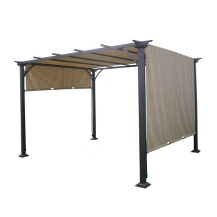Tenda da giardino all'aperto con vetrina in poliestere resistente