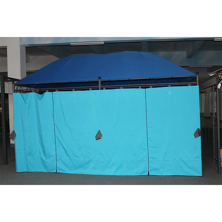 Blu Gran Canopy Design Arredamento pannello di metallo Gazebo superiore per mobili da esterno 3 * 4M