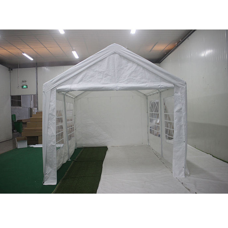 Copertura superiore impermeabile e UV resistente PE Carport 3X4M per festa in bianco