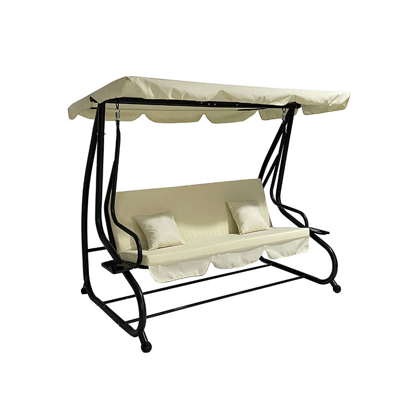 Sedia oscillante per giardino in tessuto di Oxford con baldacchino multifunzionale