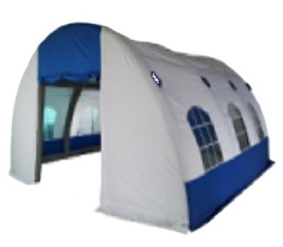 POLY Materiale vela 6*6*3m Gazebo gonfiabile a arco semicircolare per eventi aziendali