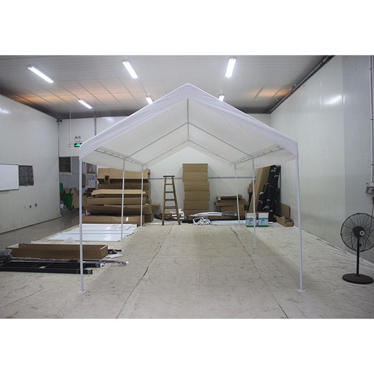 Casella di archiviazione esterna a telaio di metallo 3 x 6 piedi Canopy per biciclette Rifugio portatile per moto