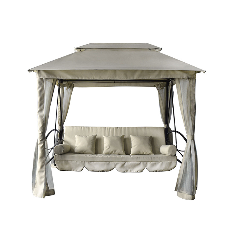 Y Mail Packing Patio Canopy Swing Bed per il lusso Tempo libero Tenda mobili all'aperto