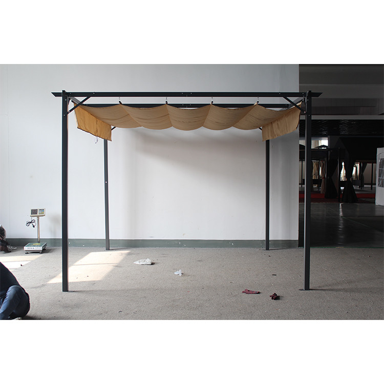 Canopy pergola in alluminio per il giardino