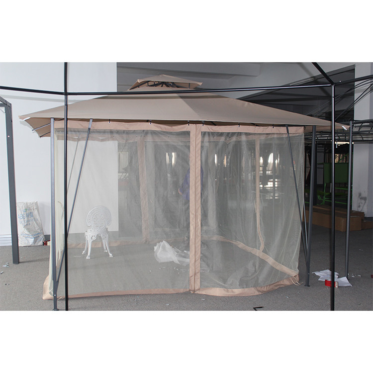 Gazebo in alluminio con telaio pieghevole e dimensione 3.5*3.5*2.67M