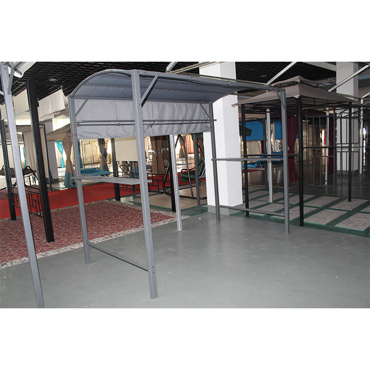 Gazebo a telaio in acciaio Pergola con dimensioni e design pieghevole di 2.45*1.37*2.15M