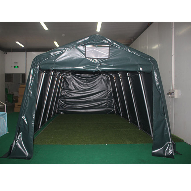 Tipo metallico Metallo PVC pieghevole Bicicletta capanno riparo copertura di stoccaggio per Carport pieghevole
