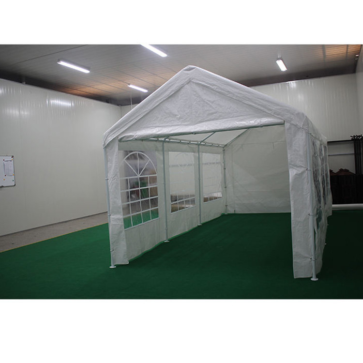 Carport esterno 3X6M capanno da giardino con porta e finestre Legno trattato a pressione naturale