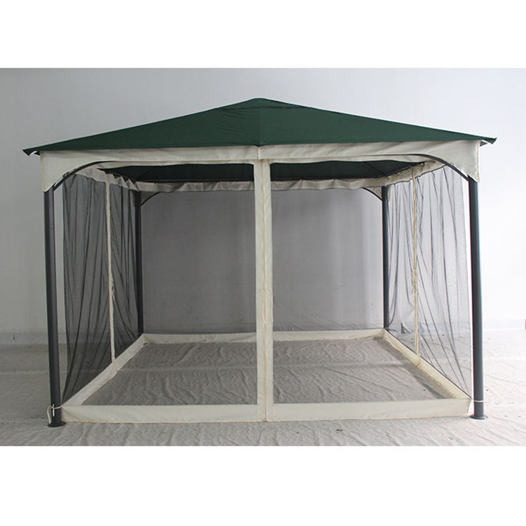 Attività casual e all'aperto Cornice in ferro Gazebo esterno con materiale poliestere