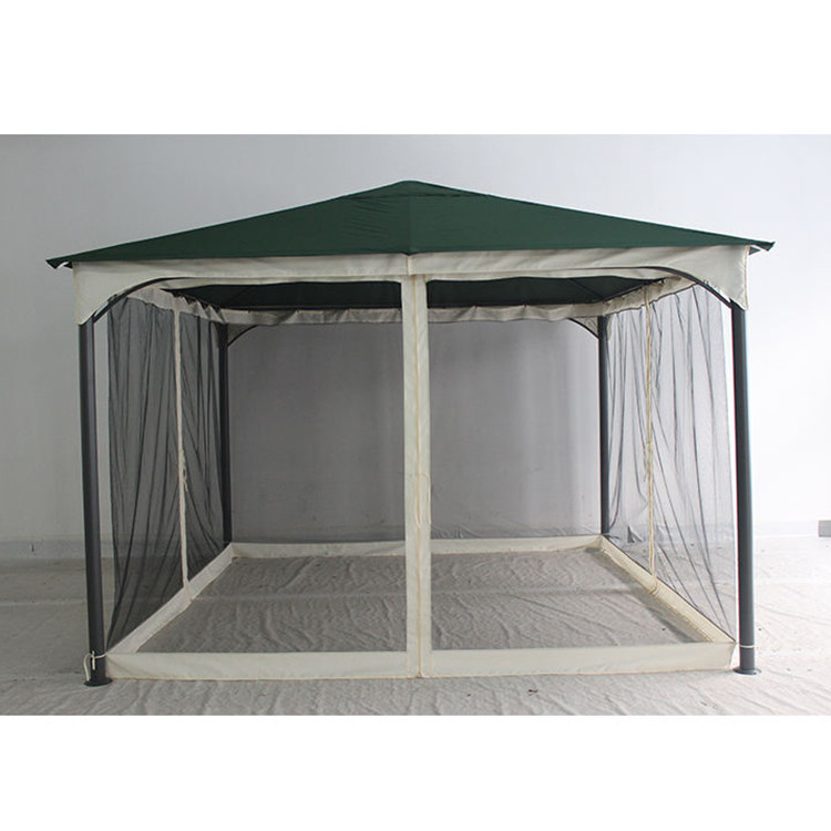 Giardino all'aperto Canopy Shelter Gazebo con zanzara 3.5*3.5*2.75M Dimensioni della festa