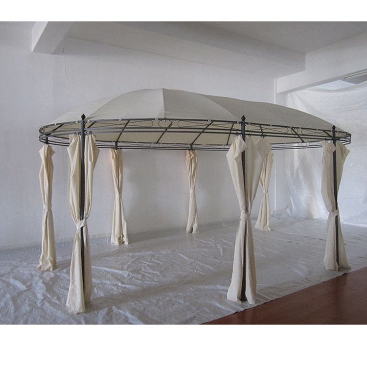 Copertura in acciaio rivestita da PA Cornice di giardino Set 3.5 * 5.3 * 2.65M per le feste in giardino all'aperto