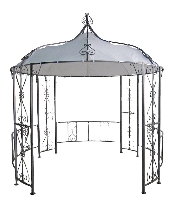 Popolare pergola da giardino a tetto singolo da 3*3*2.65m con design decorativo di lusso e arbor