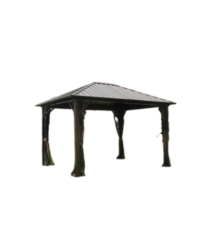 3x3.65x2.57m Galvanizzato Linea di giardino in acciaio tubo di alluminio Gazebo per forniture di giardino